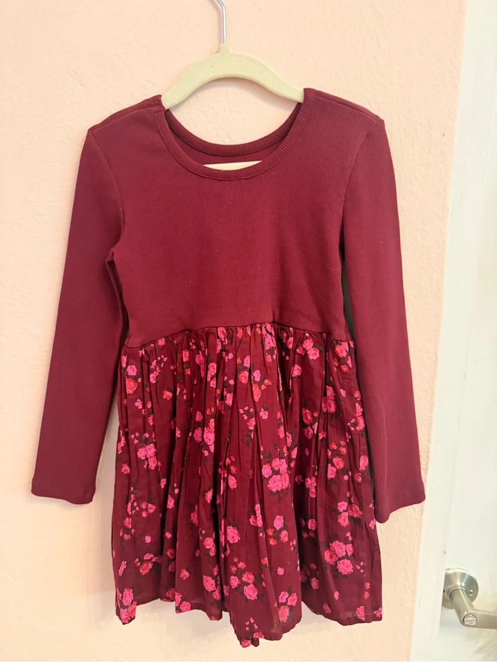 GAP maroon ribbed